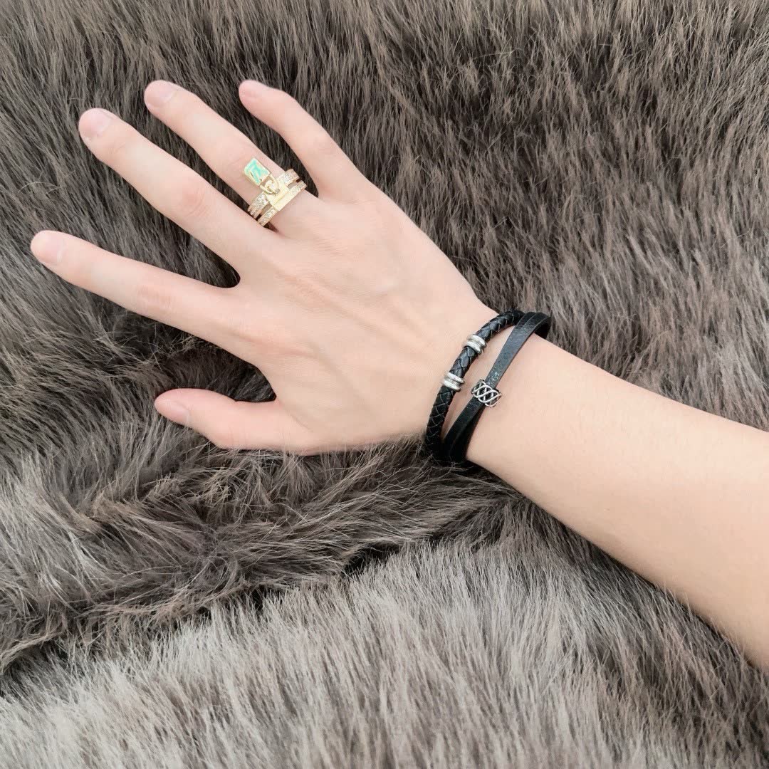 Louis Vuitton Leather Bracelet
